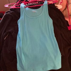 blue old navy tank top